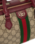 Medium Ophidia Boston, &pound;795, Handbags, Beige/Burgundy, Canvas/Leather, Other view